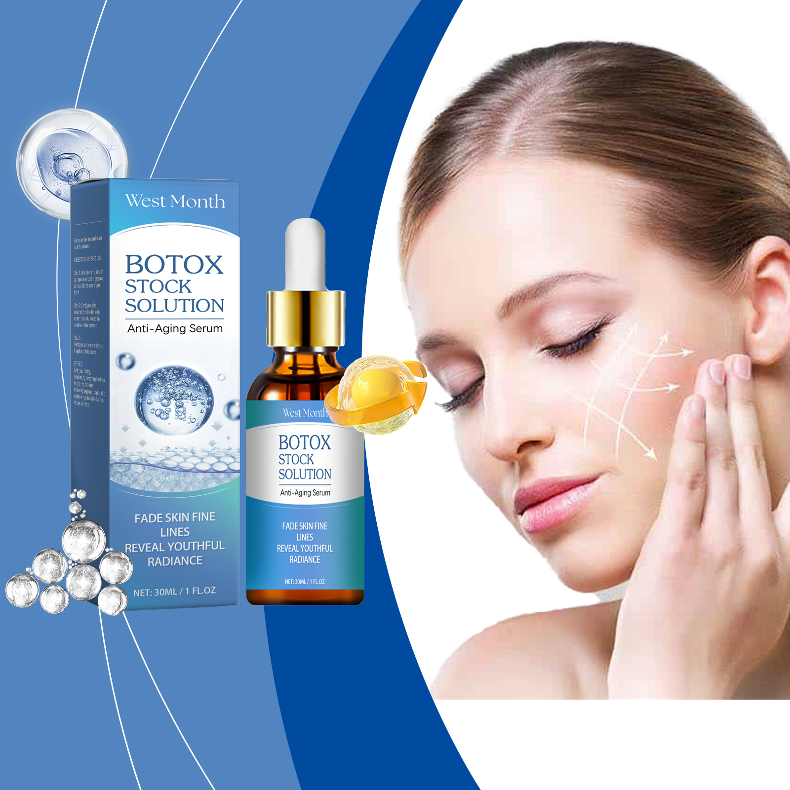 West Month Collagen Facial Essence Is A Moisturizing And Nourishing Essence For The Face, Eyes And Skin - 5 - CJ