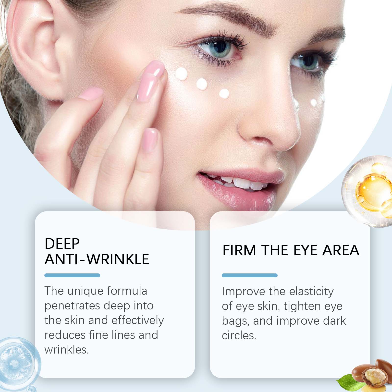 West&Month Eye Care Gel, Tightens Eye Skin, Moisturizes And Reduces Fine Lines Around Eyes Eye Gel - 5 - CJ