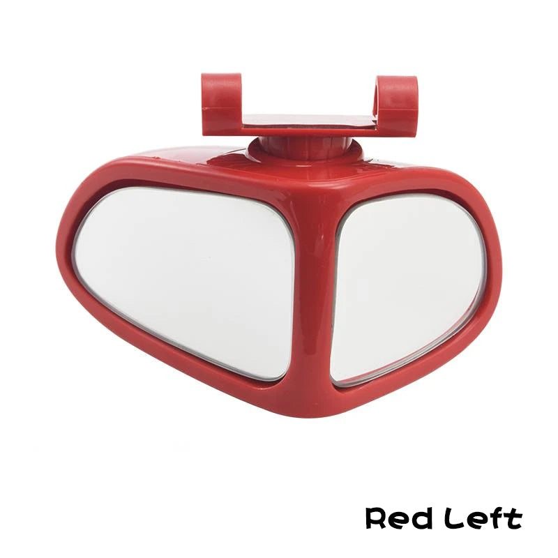 Car Reversing Small Round Mirror Front And Rear Wheel Wide - Angle Mirror Double - Sided Auxiliary Rearview 360 Adjustable Wide Angle Side Rear View Mirror For Car - 5.0 - CJ
