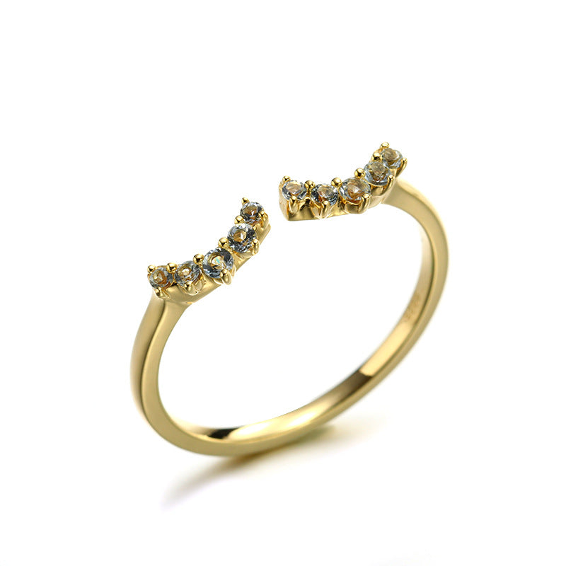 Jewelry Sterling Silver Statement Eyelash Ring - 4 - https://x.com/titan_prim62775J