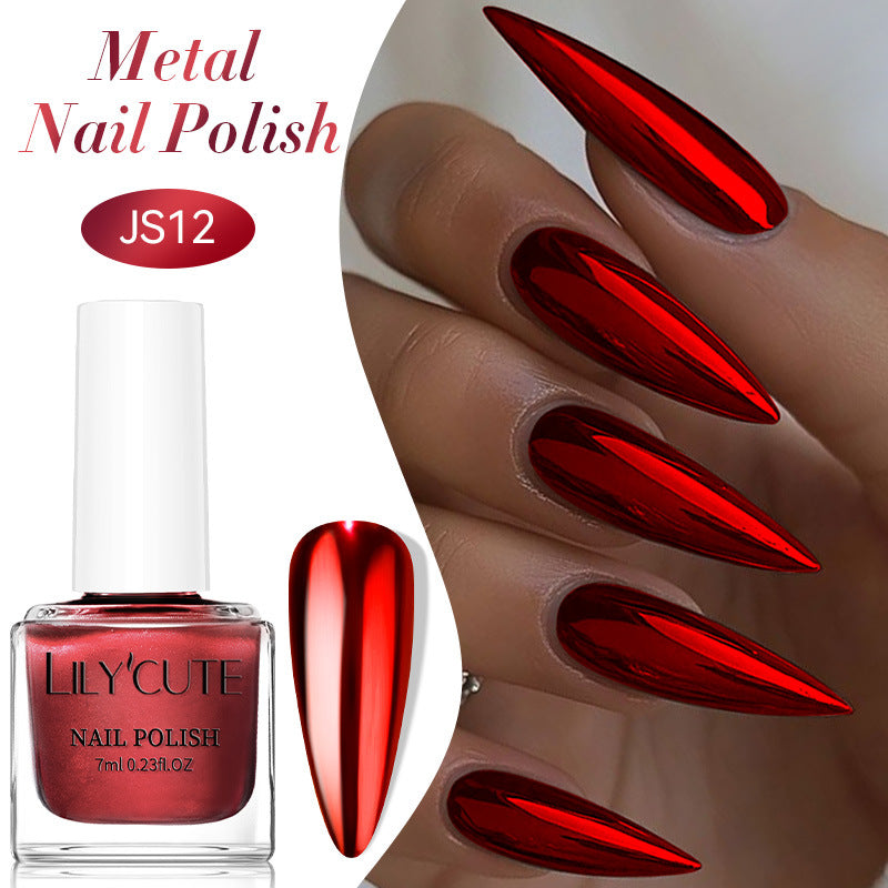 Quick - dry Metallic Mirror Nail Polish, No Baking Required - 0 - CJ