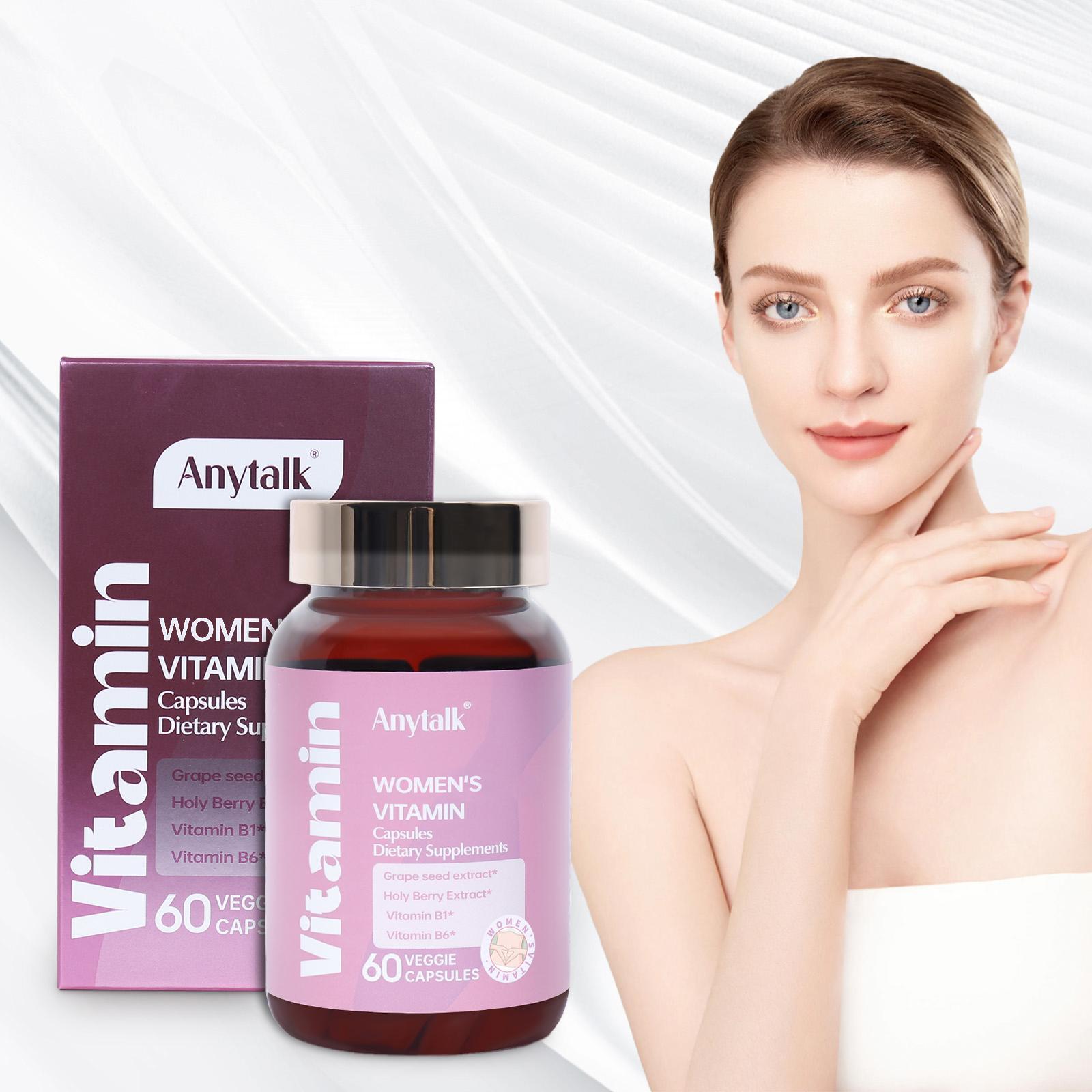 Women's Multivitamin, Multidimensional Mineral Supplement, Revitalizes Energy, Improves Mood, Nourishes Hair, Skin And Nails - 5 - CJ
