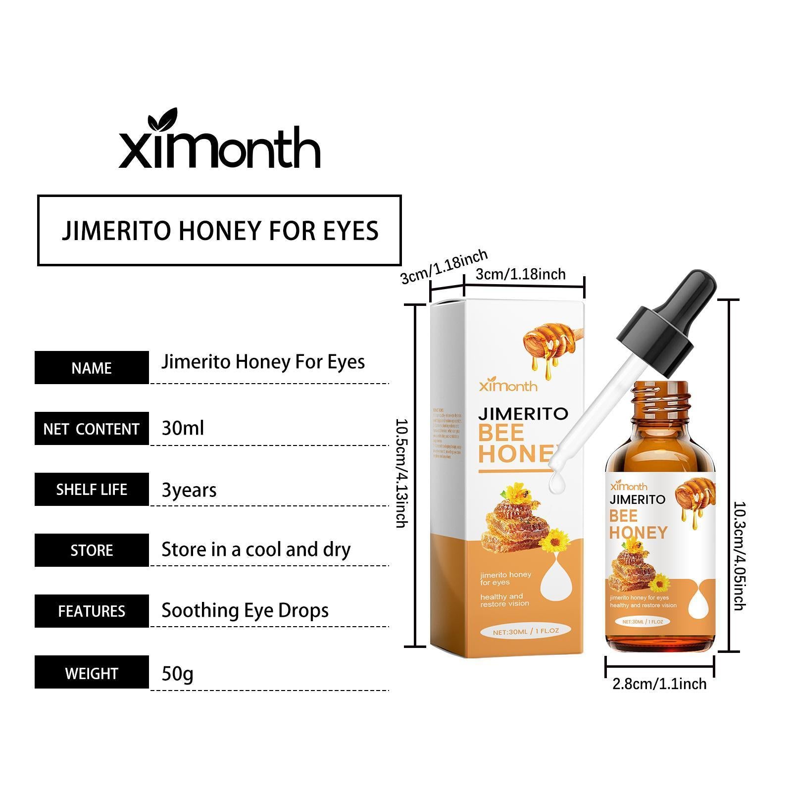 Ximengsijimeito Eye Honey Refreshing Moisturizing Soothing Dry Eyes Eye Drops - 5 - CJ