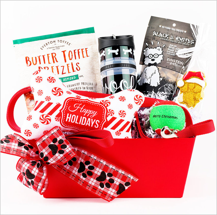 Winter Walks: Holiday Dog Gift Basket - GreatArrivals