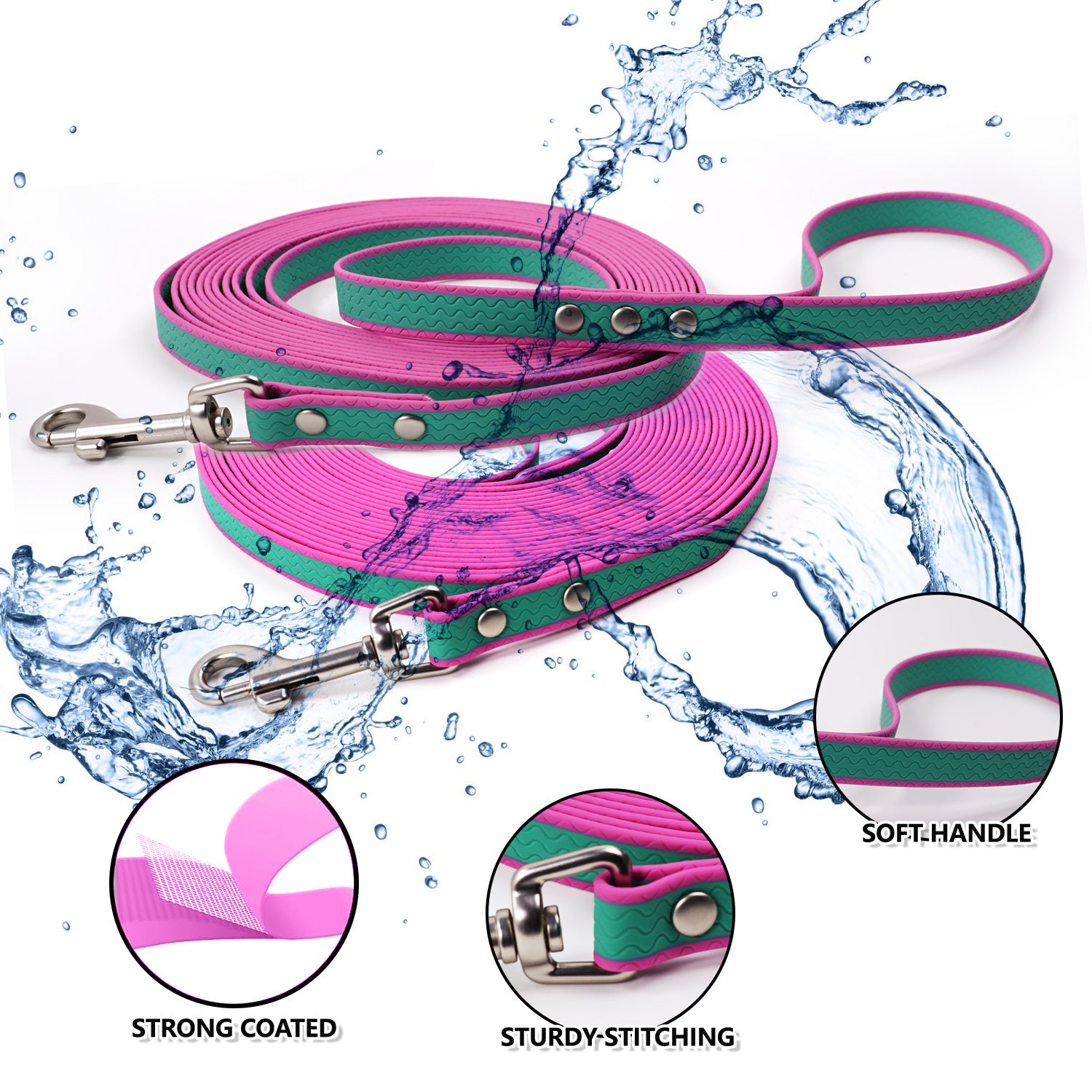 New Style PVC Coated Two - color Waterproof Training Rope - 5 - cjdroshippping