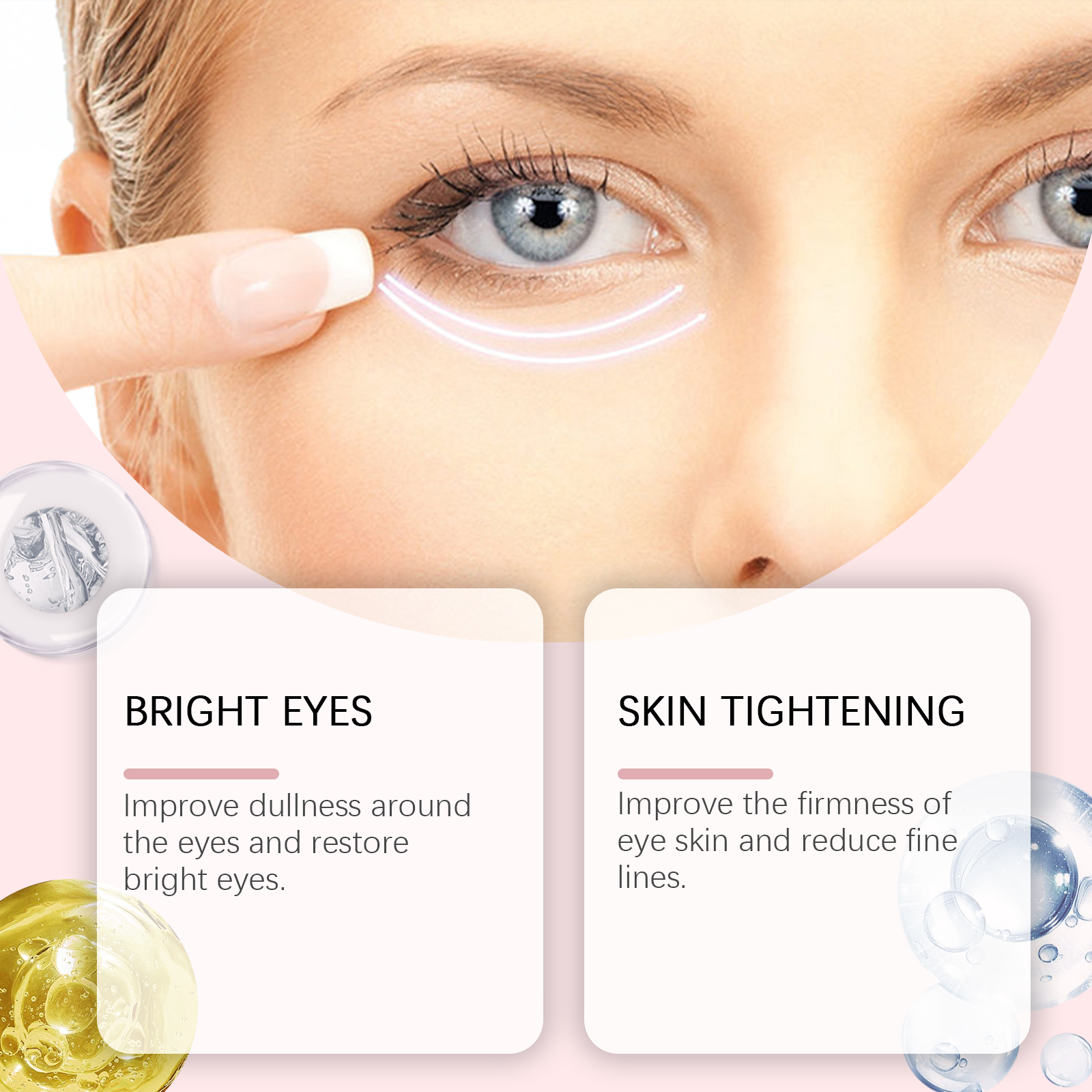 OUHOE Eye Cream Stick, Care And Tighten The Skin Around The Eyes Daily Massage Moisturizing Moisturizing Care Eye Cream - 5 - CJ