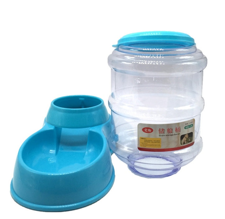 3.5L pet automatically feeding basin - 0 - CJ - blue - water - CJJJCWGY00043 - blue - water
