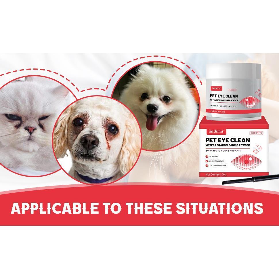Pet Tear Stain Removal Powder - Natural And Gentle Formula, Eye And Fur Care, Tear Stain Removal And Brightening, An Essential Product For Pet Eye Cleaning. - 5 - CJ