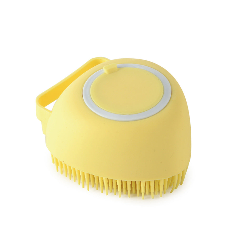 Silicone Dog Bath Massage Gloves Brush Pet Cat Bathroom Cleaning Tool Comb Brush For Dog Can Pour Shampoo Dog Grooming Supplies - 0 - CJ