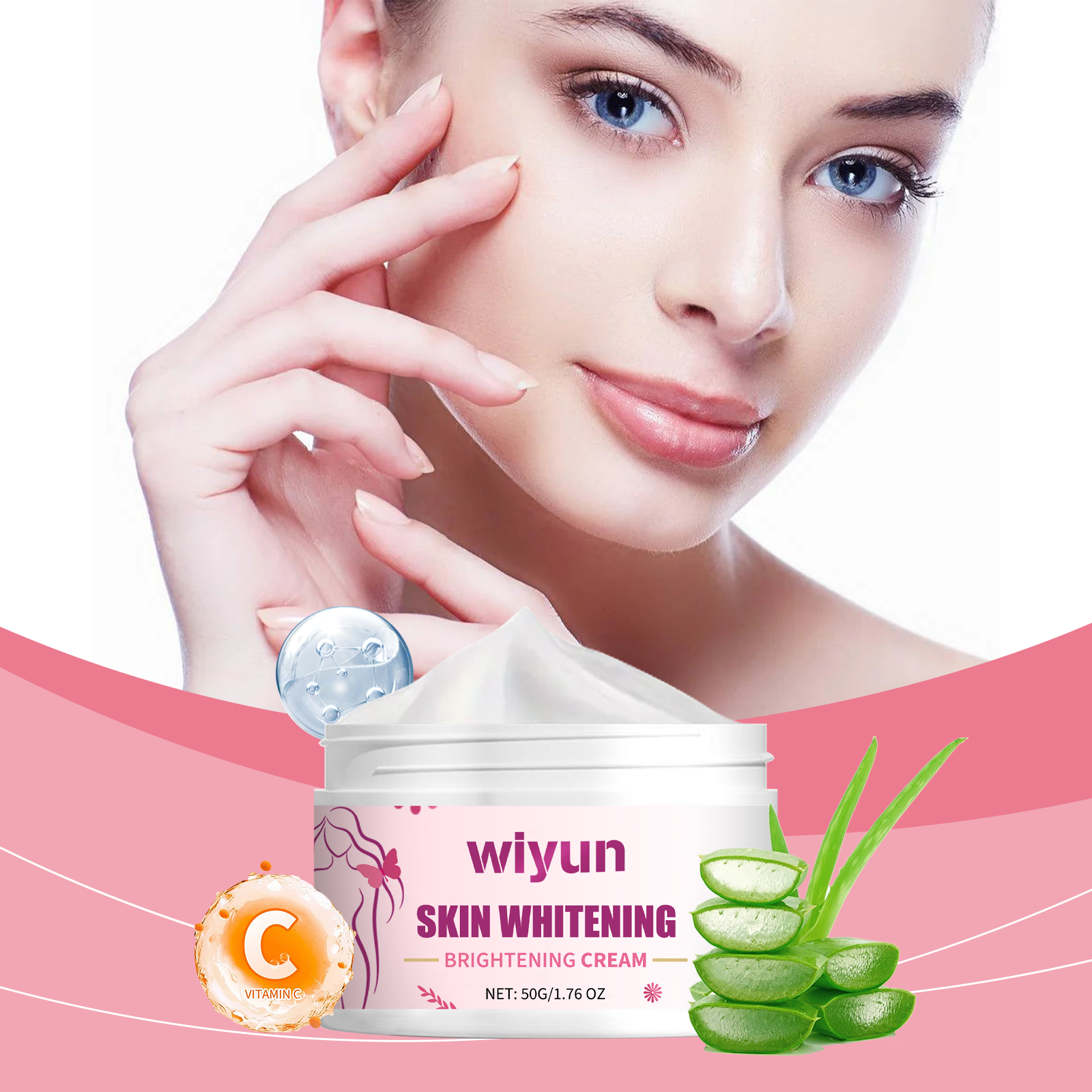 Wiyun Brightening Cream Delicate Skin Care Repair Dull, Tender And Moisturizing Skin Facial Moisturizer - 5 - CJ