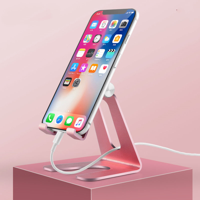 Metal folding mobile phone stand - 0 - CJ - Pink - CJSJSJSJ01477 - Pink