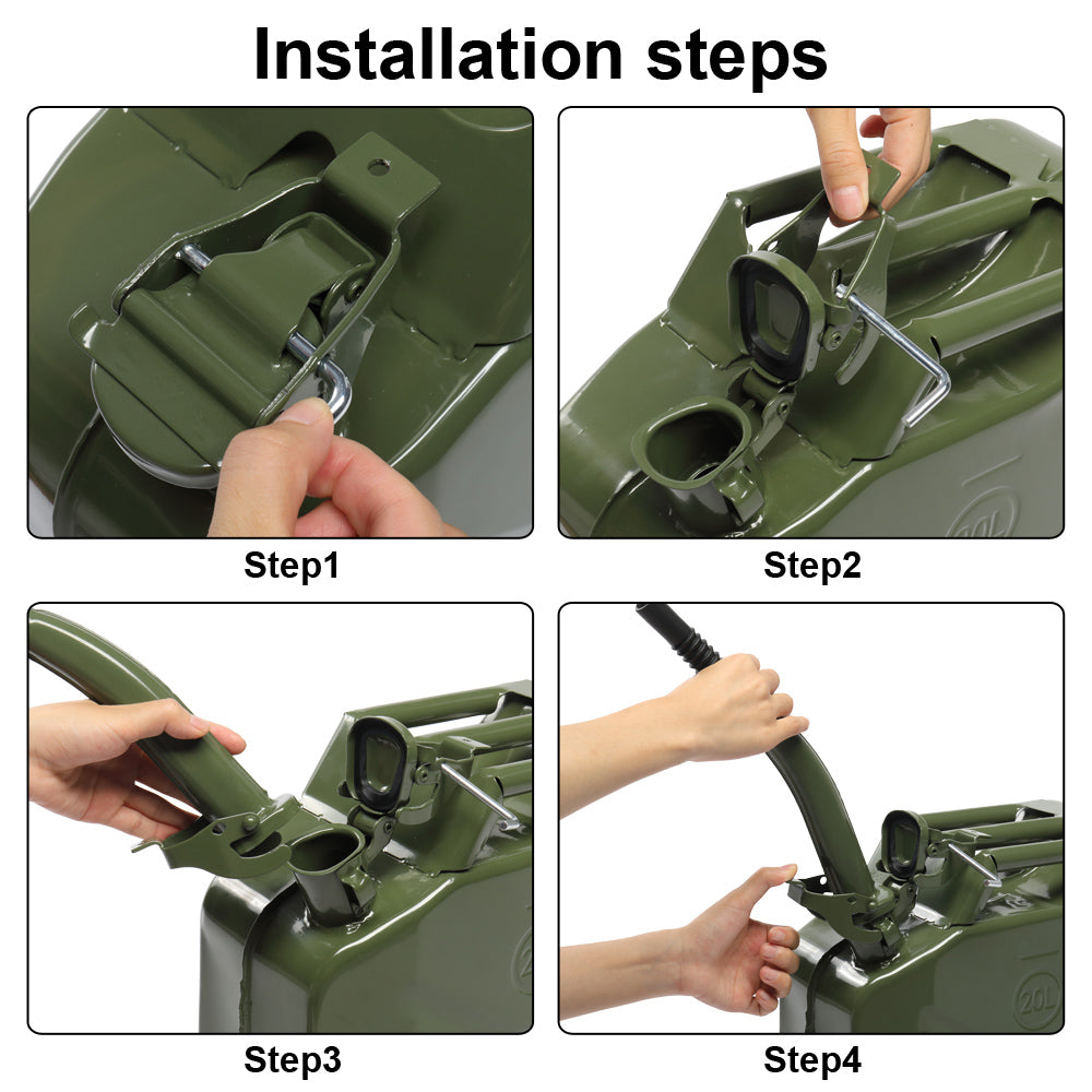 Iron 0.6mm Oil Drum American Green - 5 - CJ