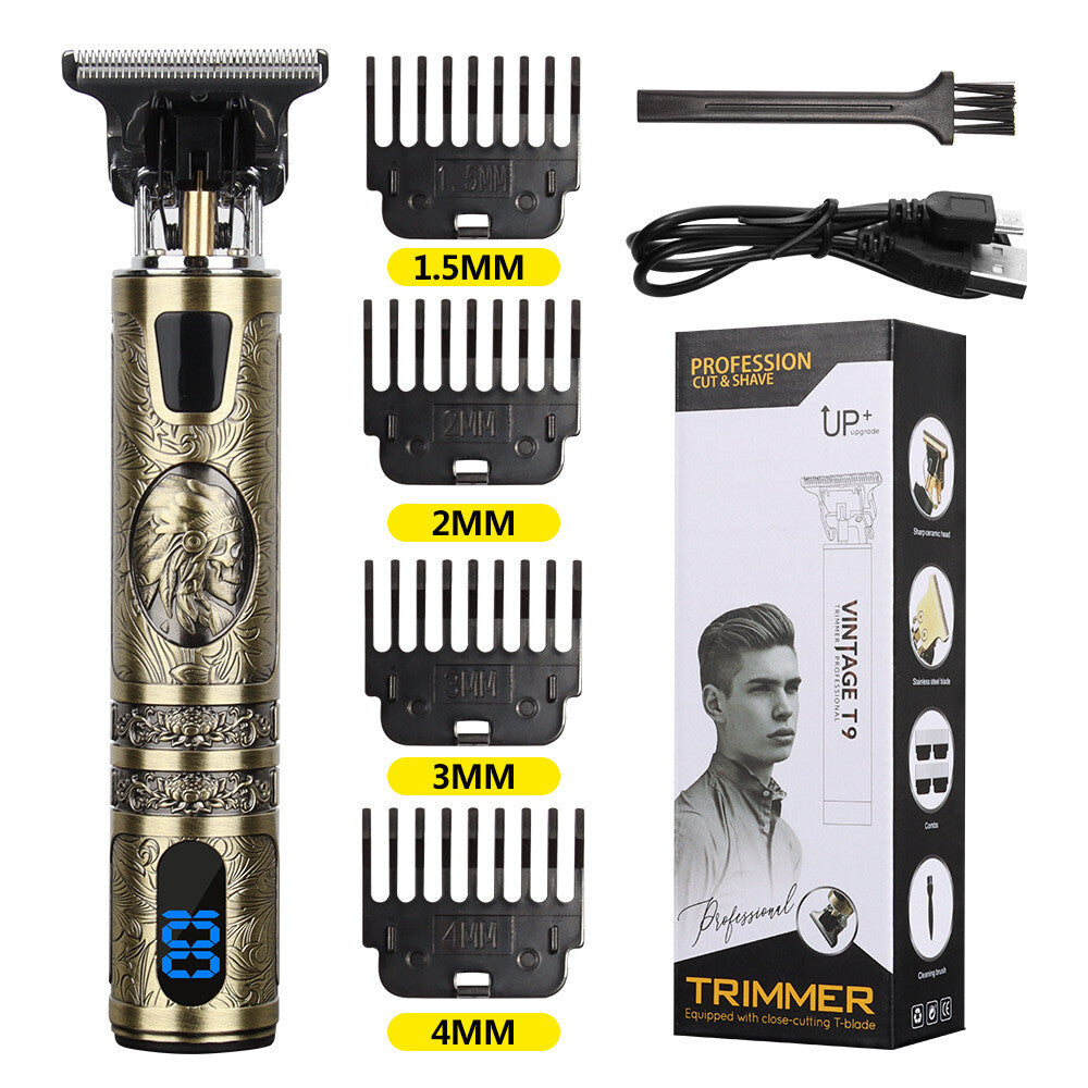 Beard Trimmer Hair Clippers Men's Shaver Cordless Hair Cutting Kit Barber Shaving Machine USB Rechargeable - 5 - CJ