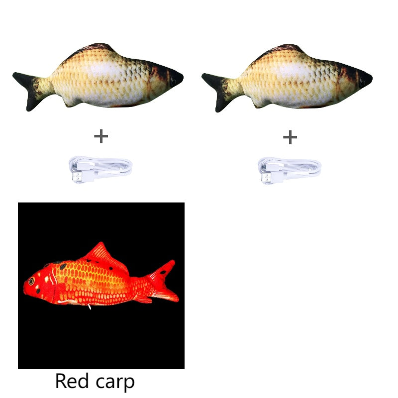 Without Cat Nip Version - Electric Jumping Fish Simulation Electric Fish Toy - 0 - CJ - Set D - CJWJWJMR00725 - Set D