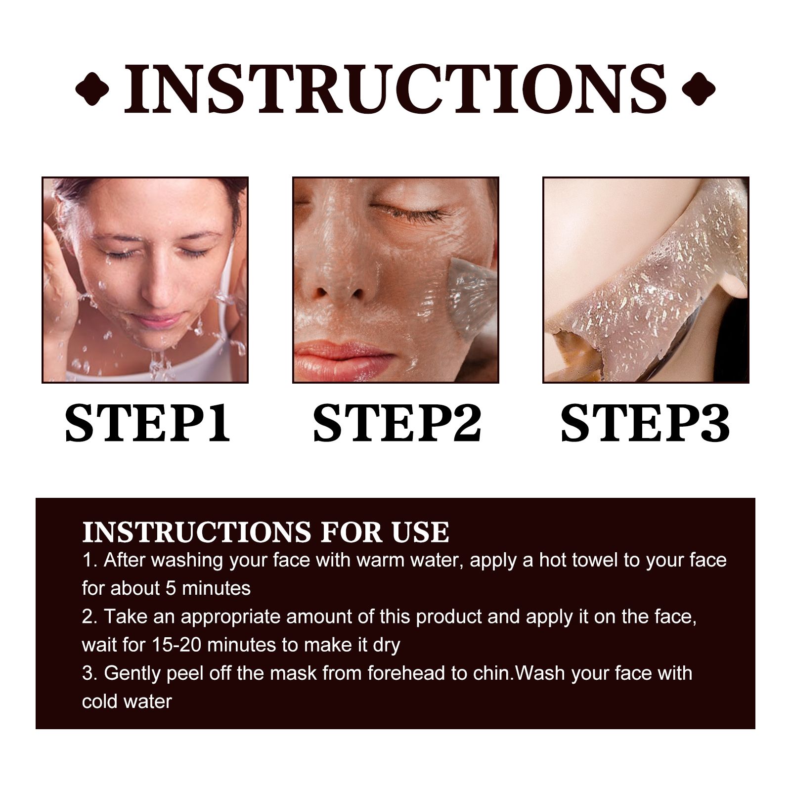 West&Month Black Tea Mask For Deep Cleansing, Refining Pores, Brightening Complexion, And Rejuvenating The Skin, A Type Of Application Mask - 5 - cjdropshipping