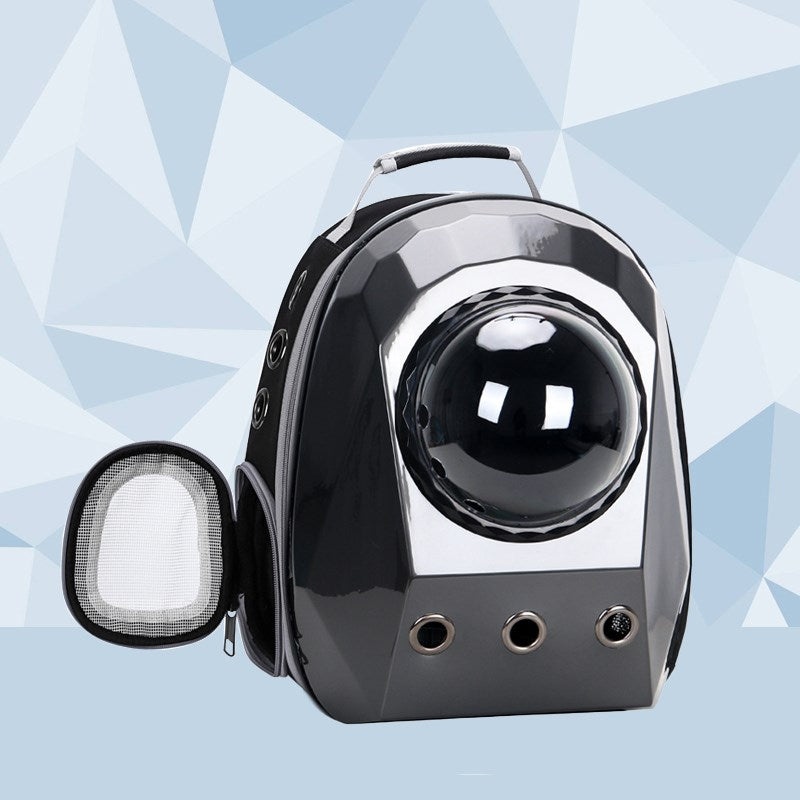 Cat Carrier Bags Breathable Pet Carriers Dog Cat Backpack Travel Space Capsule Cage Pet Transport Bag Carrying Portable Outdoor - 0 - CJ