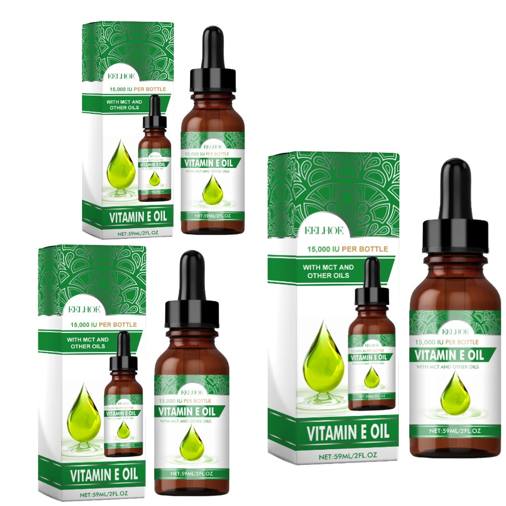 EELHOE Vitamin E Oil Repair Perm Damage Dry Frizz Moisturizing Skin Care Multi - Active Essential Oil - 5 - CJ