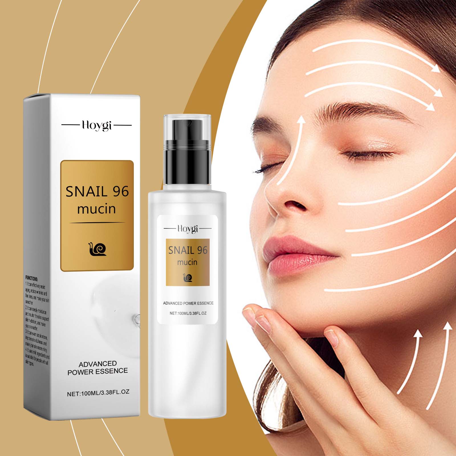 Hoygi Moisturizing Essence, Nourishes And Moisturizes Fine Lines, Improves Pores, Tightens And Moisturizes Skin - 5 - CJ