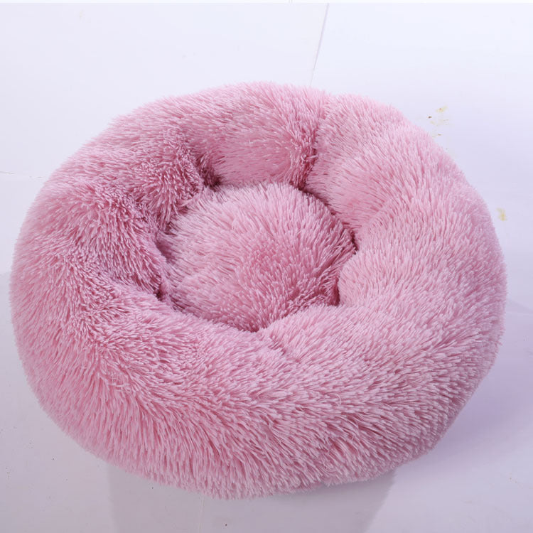 Plush pet nest - 0 - CJ - Beige pink - 100cm - CJJJCWGY03748 - Beige pink - 100cm