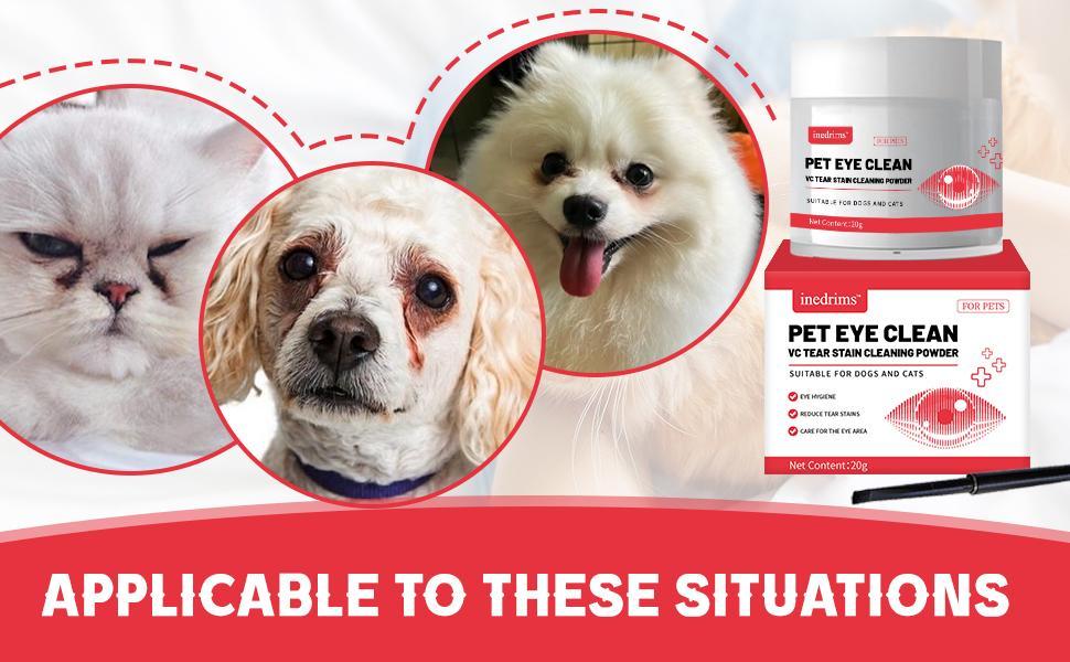 Pet Tear Stain Removal Powder - Natural And Gentle Formula, Eye And Fur Care, Tear Stain Removal And Brightening, An Essential Product For Pet Eye Cleaning. - 5 - CJ