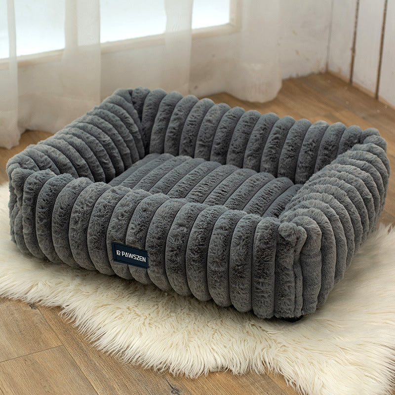 Large Kennel Removable Square Pet Bed - 0 - CJ