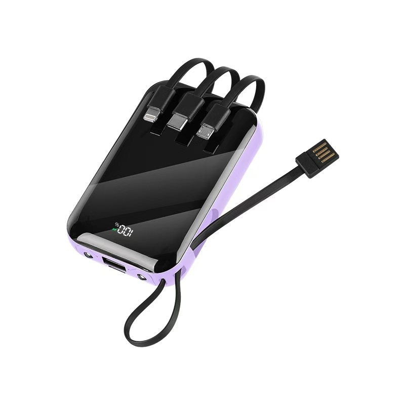 Portable Power Bank With Fast & Wireless Charging - High Capacity Battery Pack For IPhone, Android & AirPods, Travel - Friendly Emergency Charger With Safety Protection - 5 - CJ