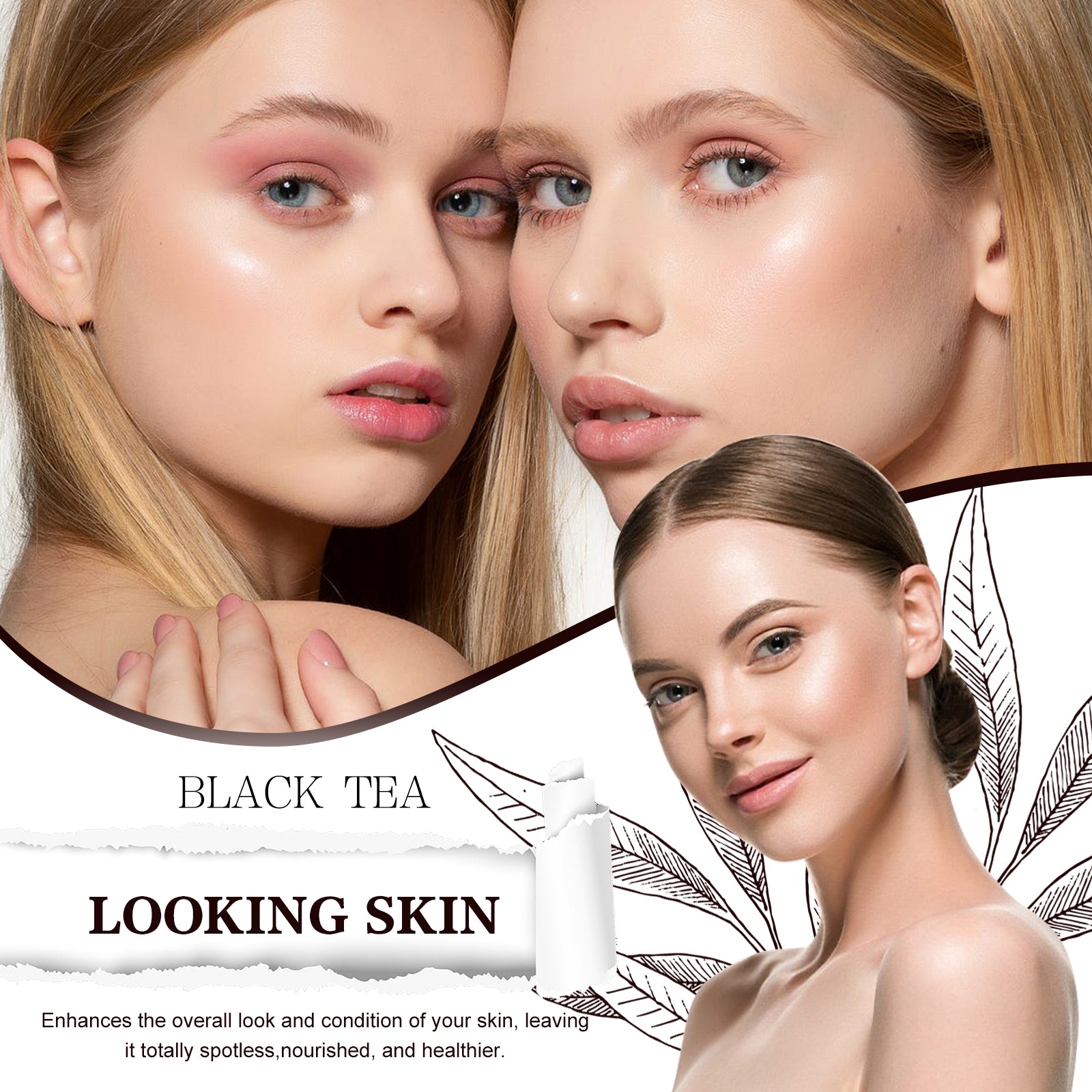 West&Month Black Tea Mask For Deep Cleansing, Refining Pores, Brightening Complexion, And Rejuvenating The Skin, A Type Of Application Mask - 5 - cjdropshipping