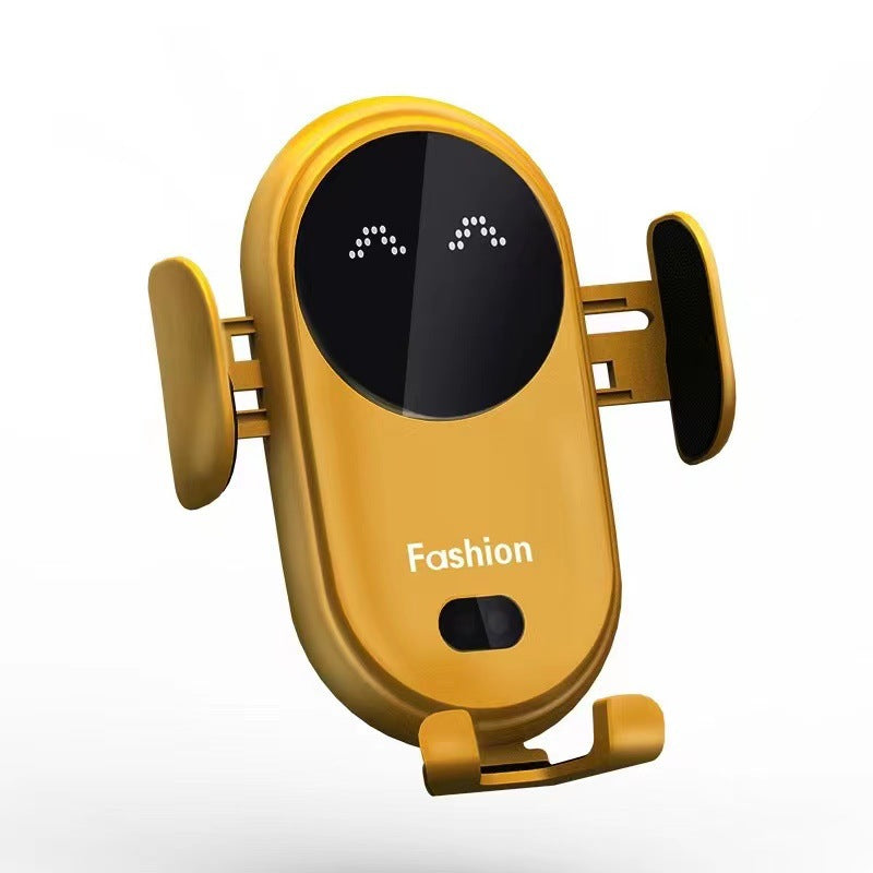 Infrared Induction Car Wireless Charger Car Phone Holder - 0 - CJ - Yellow - USB - CJSJ124411304DW