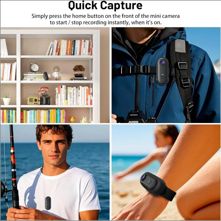 128GB FHD 1080P Mini Body POV Camera - 5 - CJ