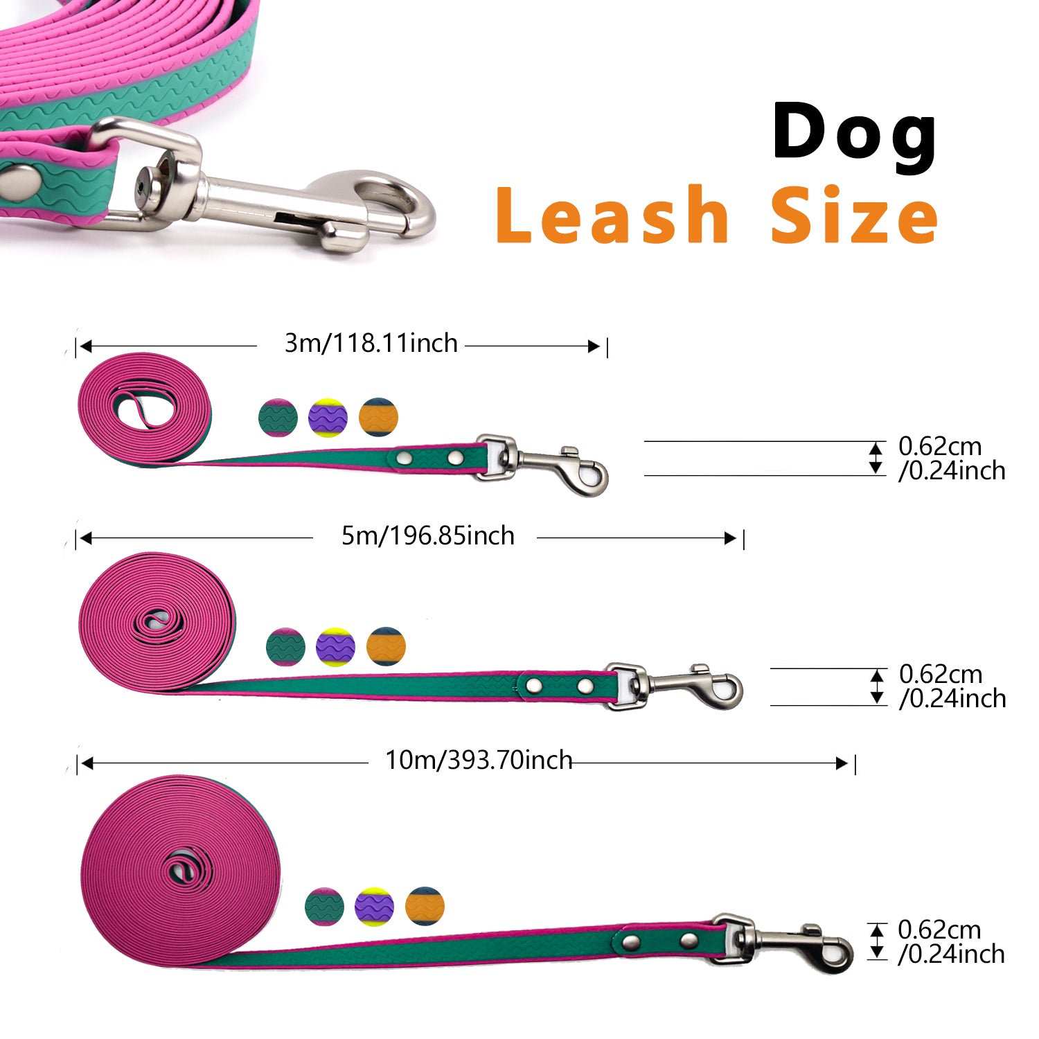New Style PVC Coated Two - color Waterproof Training Rope - 5 - cjdroshippping