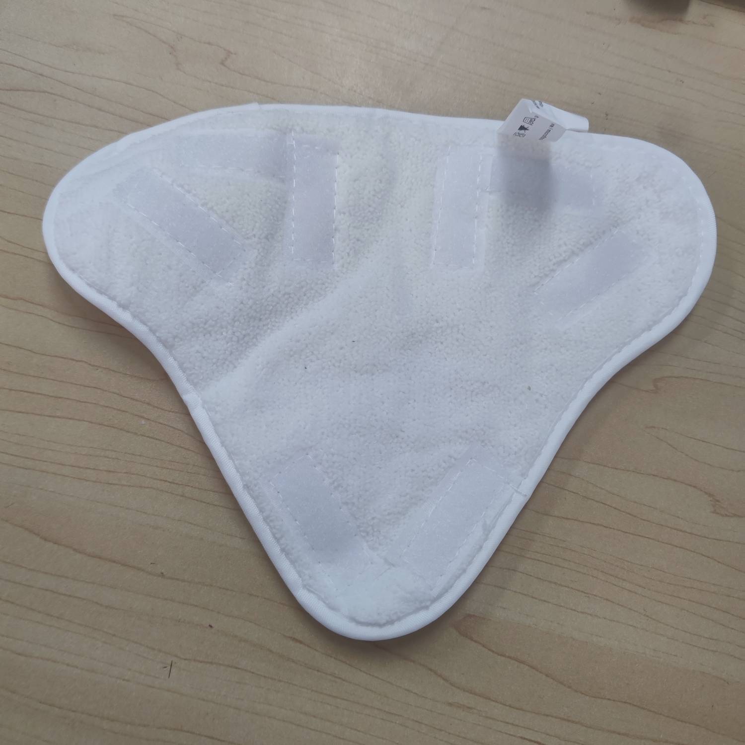 5PCS Stick On White Washable Cleaning Pads Microfiber For X5 Steam Mop H2O - 5.0 - CJ