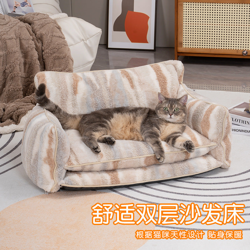 Pet Sofa Fully Removable And Washable Doghouse Cathouse - 0 - CJ