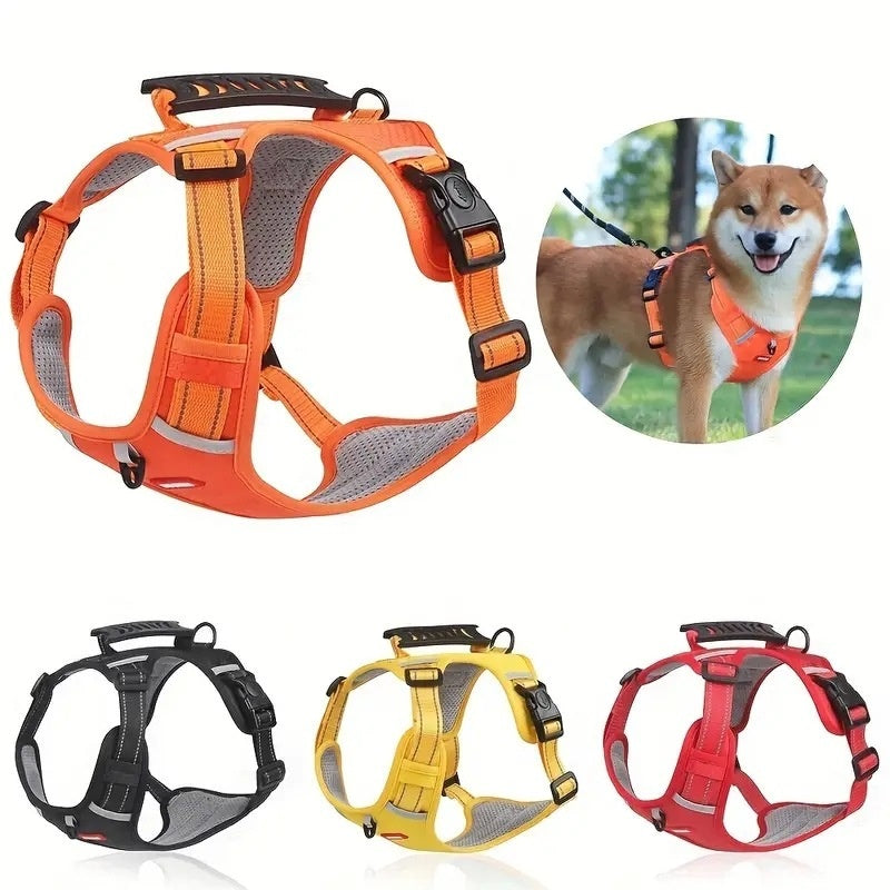 Large, Medium And Small Dog Chest Harness Traction Rope - 0 - CJ