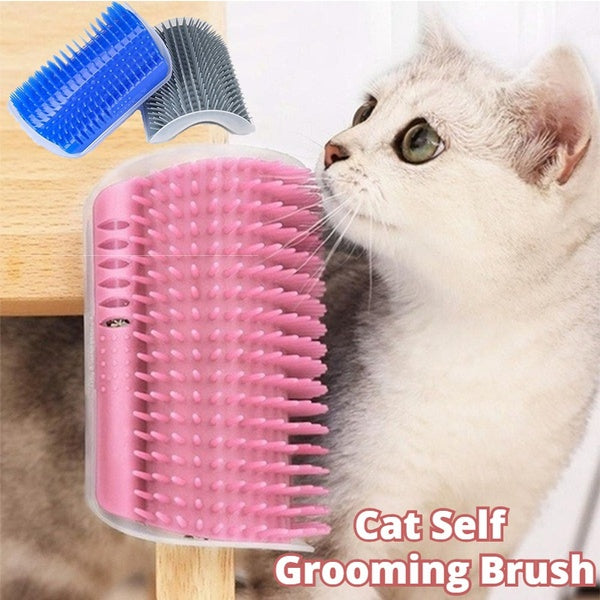 Cat Self - Grooming Brush Pet Wall Rubbing Device - 0 - CJ