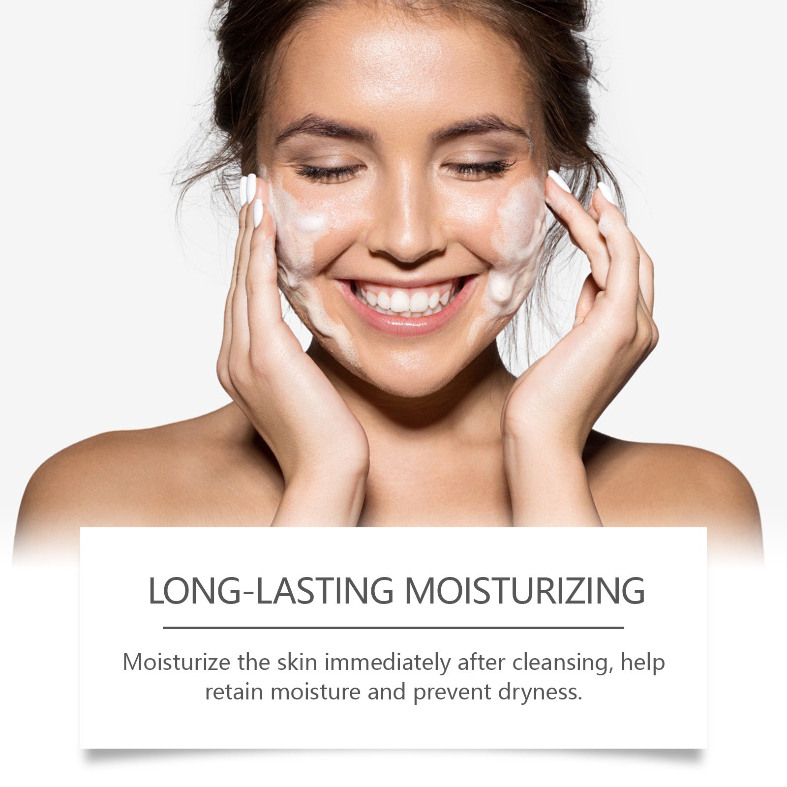 OUHOE Dual Cleansing Moisturizing Cleanser, Gentle Cleansing Facial Skin Refreshing Moisturizing Cleanser - 5 - CJ