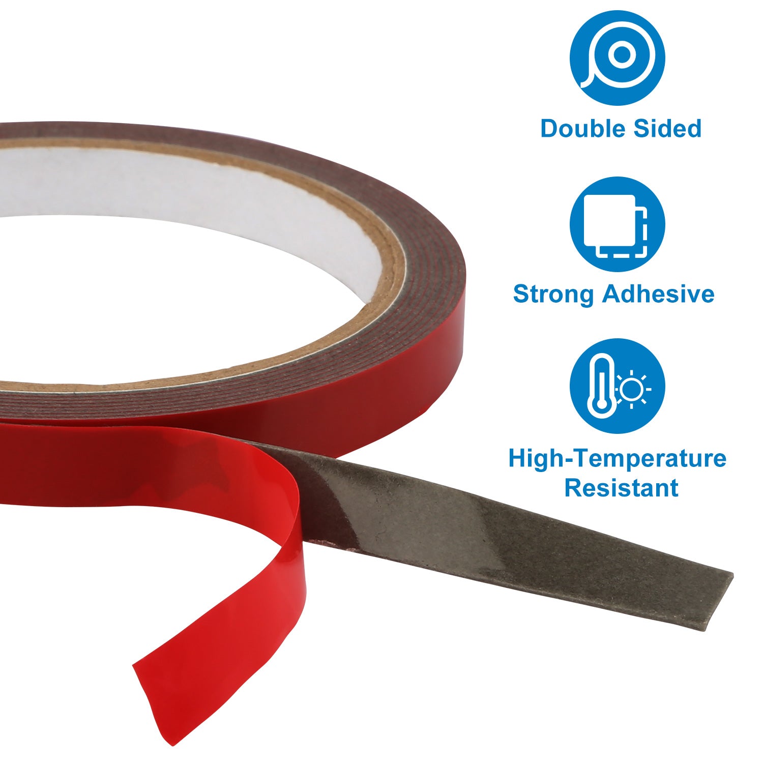 4 Rolls Car Double Sided Tapes Heavy Duty Double Sided Foam Tapes Strong Mounting Adhesive Tapes For Cars Truck Automotive 9.8FT Per Roll - 5.0 - cjdropshipping