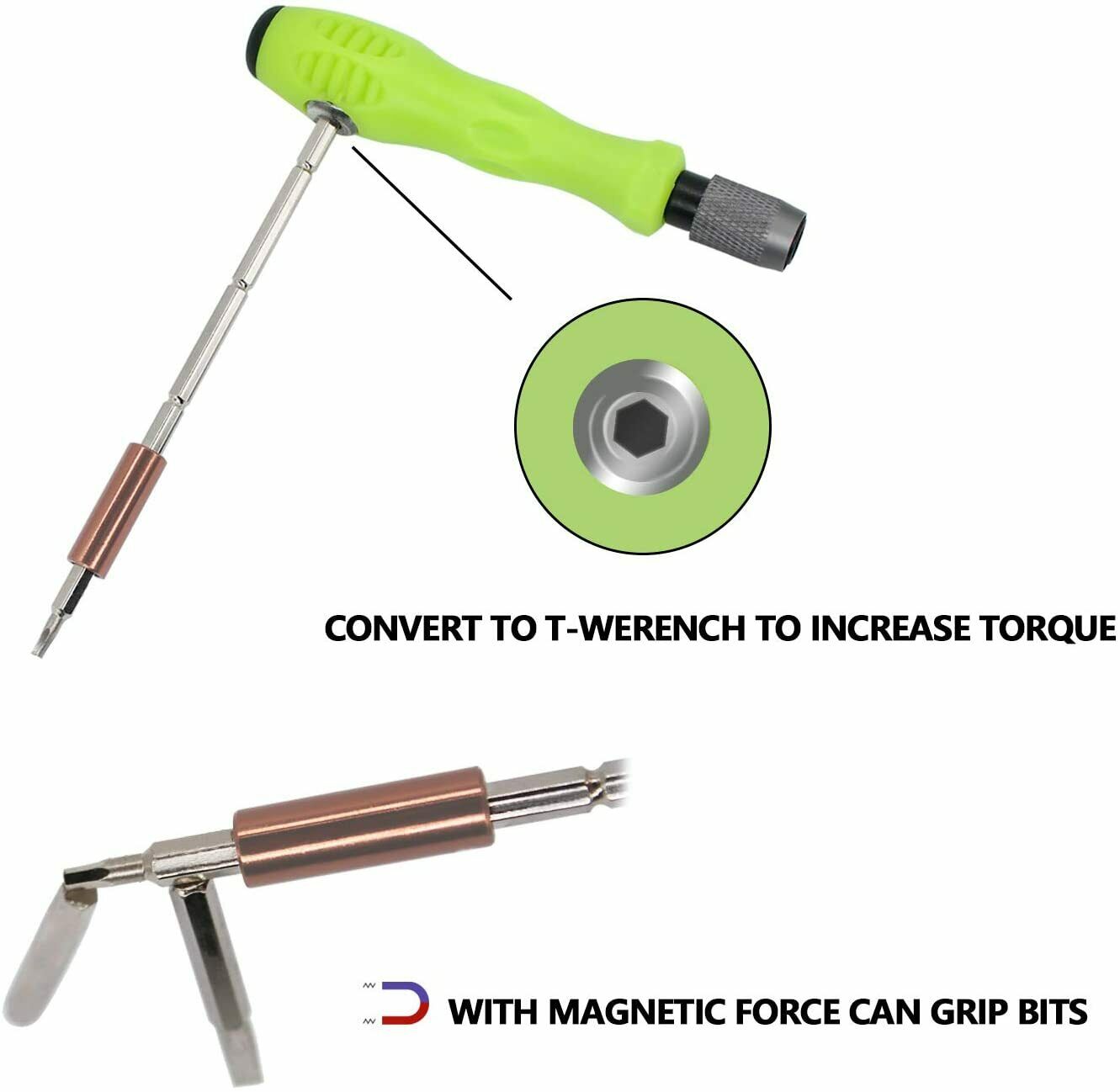 32 IN 1 Small Magnetic Screwdriver Set Torx Driver Professional Repair Tool Kit - 5 - CJ