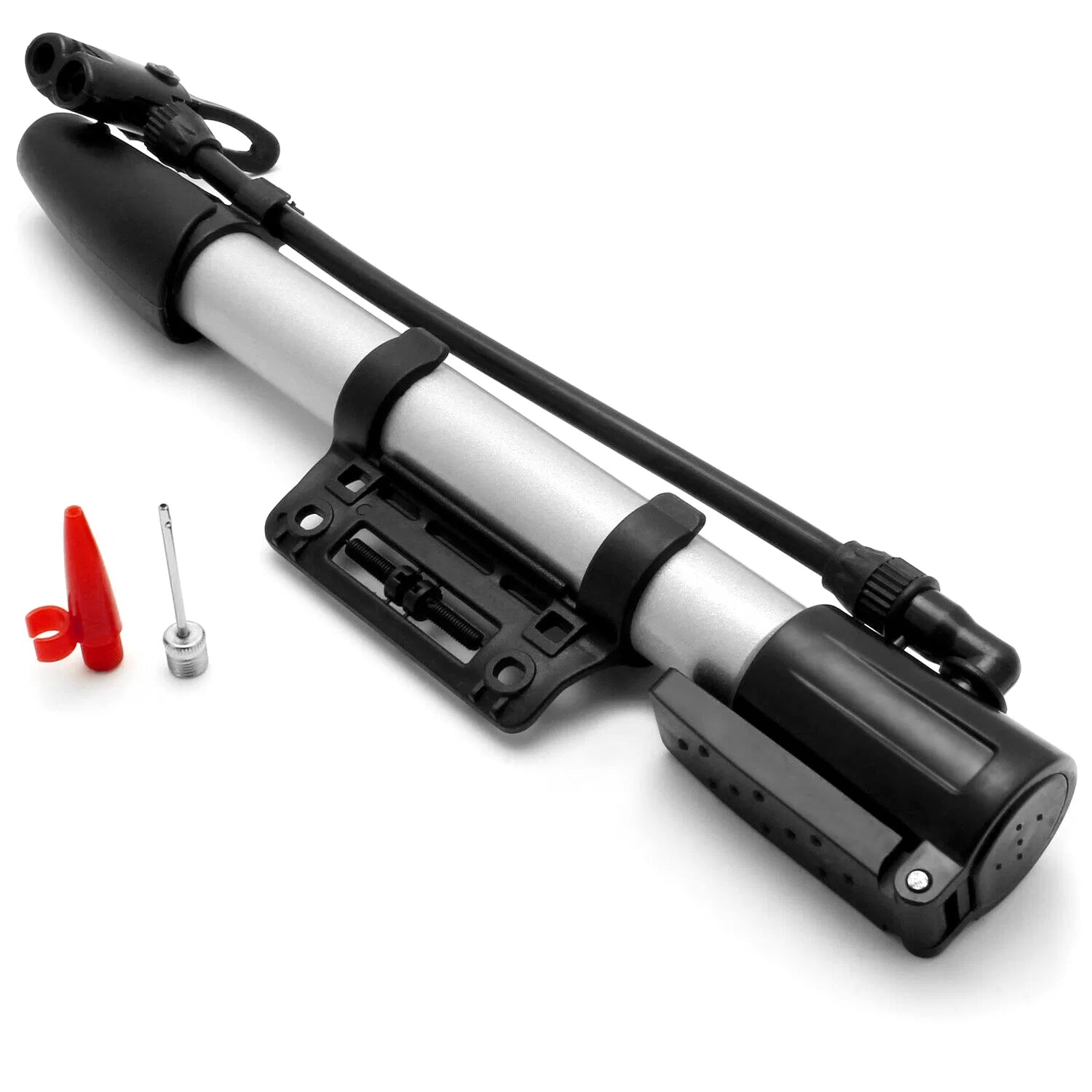Mini Bike Portable Bicycle Tire Inflator Ball Air W Mount Frame For Mountain Road Bike - 5 - CJ