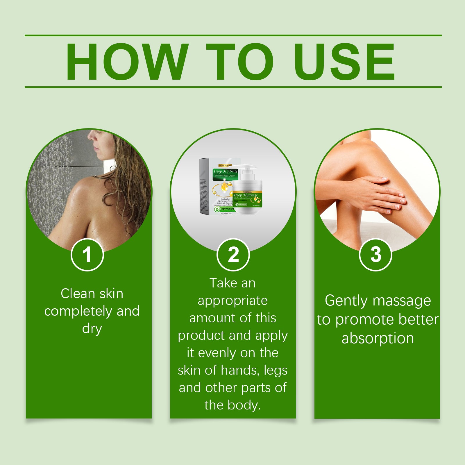 West&Month Moisturizing Body Cream, Moisturizing And Nourishing Skin, Waist, Legs, Body Care External Massage Cream - 5 - CJ