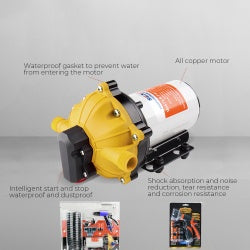 70PSI Deck Washdown Kit For Boat Caravan Yacht Wash 12V 5GPM - 5 - cjdropshipping