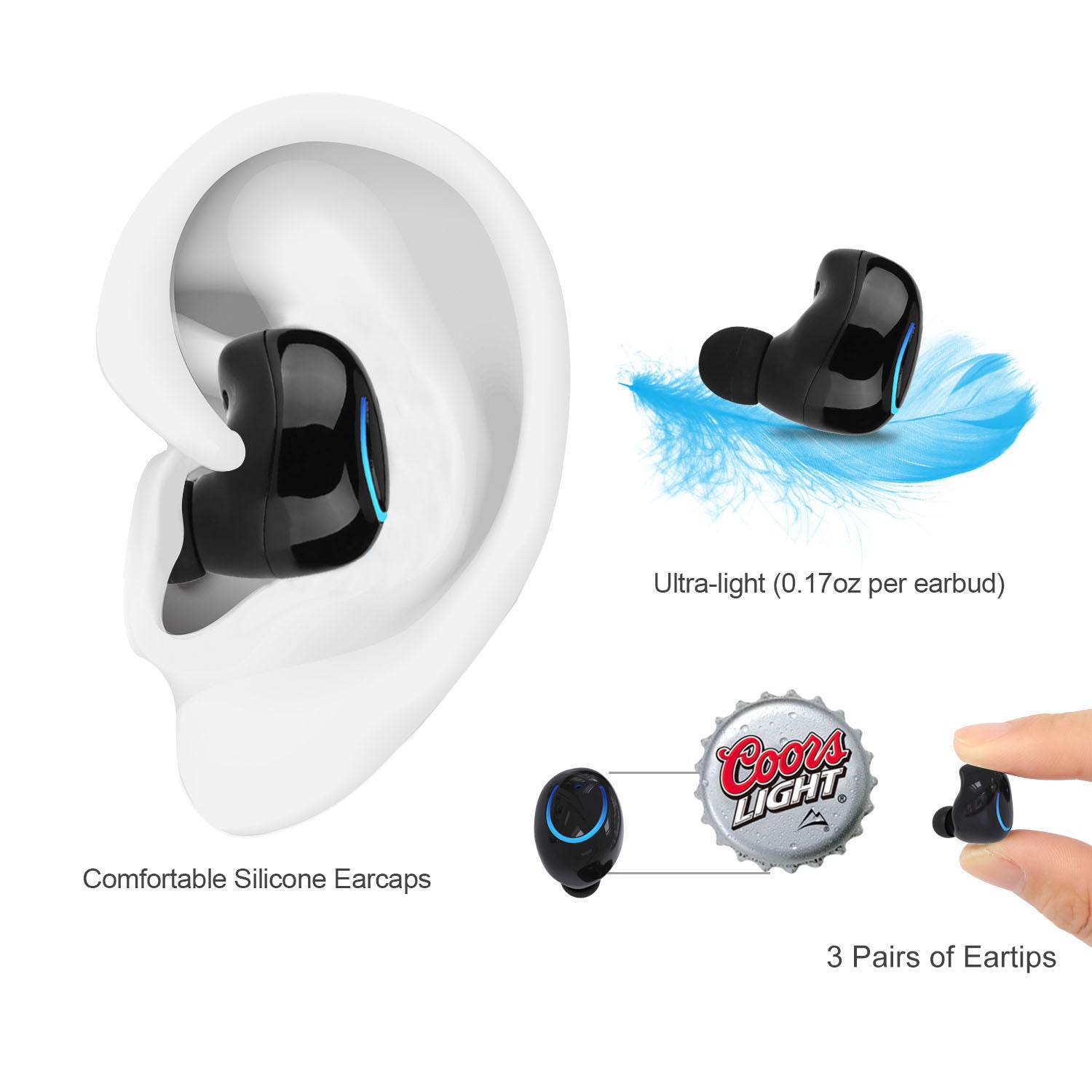 Wireless TWS Stereo Earbuds - 5 - CJ
