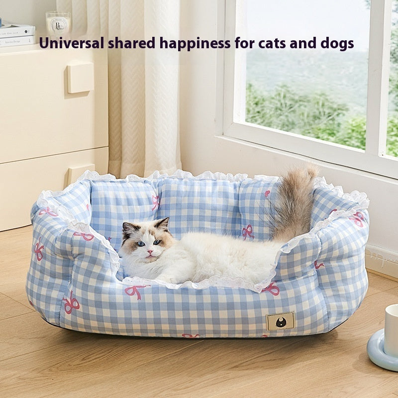 Semi - enclosed Pet Kennel For Small Dogs In All Seasons Of Summer - 0 - CJ