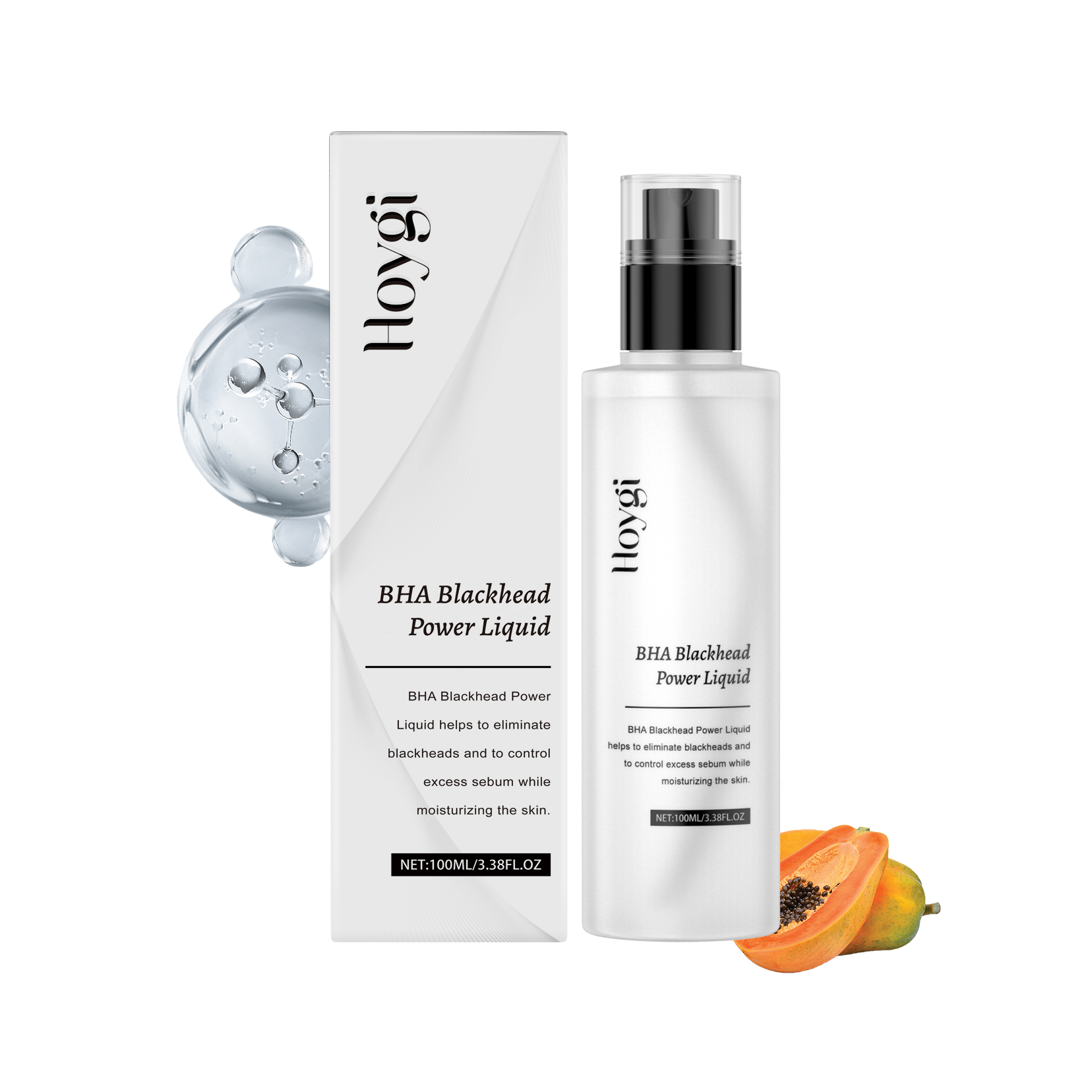 Hoygi Salicylic Acid Exfoliating Essence Moisturizes Facial Skin Pores, Hydrates And Nourifies - 5 - CJ
