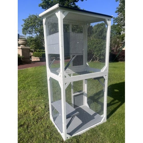 Outdoor Indoor Cat Pet Climbing Frame Game Cage Cute Large Space - 5 - CJ