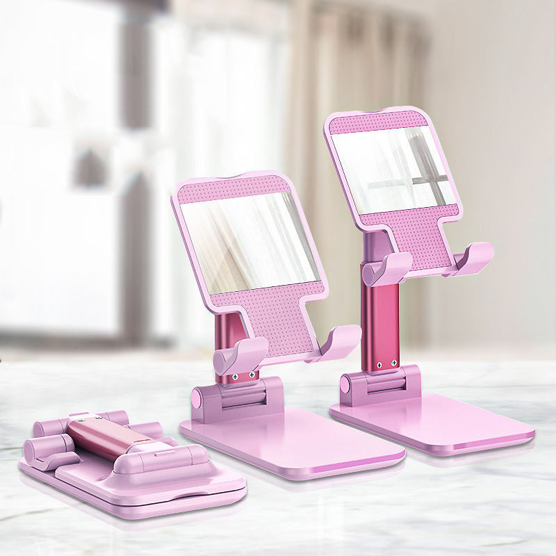 Adjustable Cell Phone Stand Tablet Holder Bracket Mount - 0 - CJ - Pink - CJSJSJSJ01418 - Pink