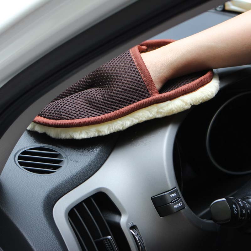 Car type soft hair car wash cleaning gloves car motorcycle car wash car care cleaning tools - 0 - CJ