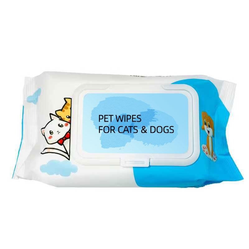 Dog Cat Pet Wet Wipes For Paws And Butt, EarsEyes Plant - based Pet Wipes, Unscented DogWipes, Cleaning Deodorizing, Paw Wipes ForDogs Cats Pets - 5 - CJ