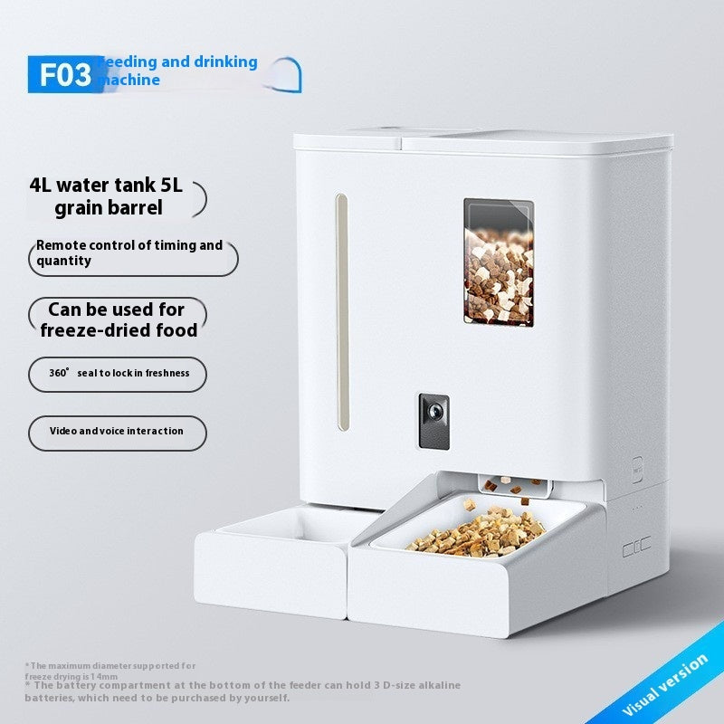 Wireless Smart Video Automatic Pet Feeder - 0 - CJ