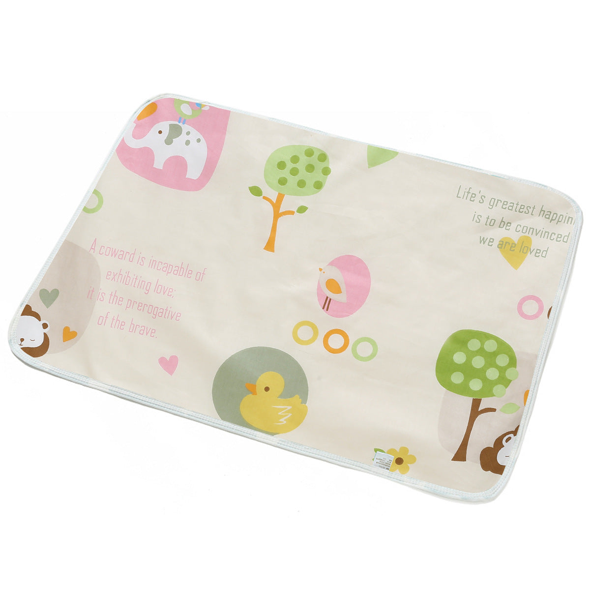 Breathable Cotton Cartoon Waterproof Insulation Pad - 0 - CJ - Champagne Park - 50X70cm - CJYD226013213MN