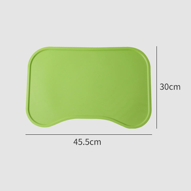 Dog Food Mat For Floors Waterproof,Thicker Cat Food Mat Non - Slip,Dog Bowl Mats For Food And Water,Pet Feeding Mat Silicone,Raised Edges To Prevent Tray For Dog Bowls - 5 - CJ